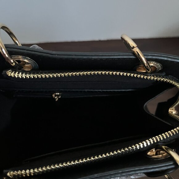 Trina Turk Double Handle Crossbody Black w/ Front Slip Pocket NEW - Picture 11 of 12